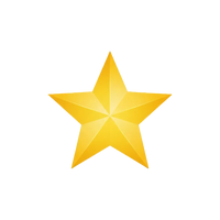 yellow review star
